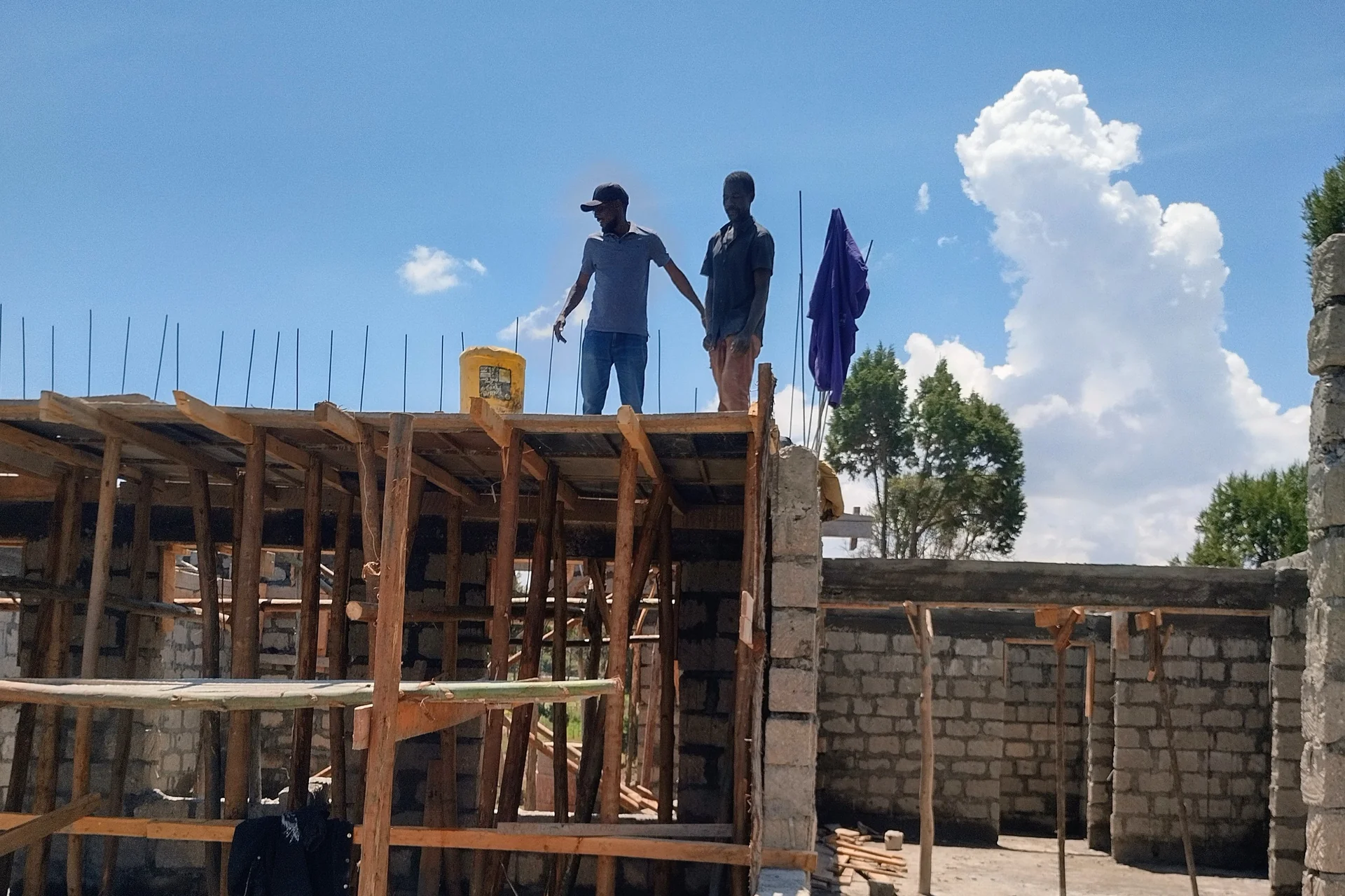 Buildack construction team in project planning meeting